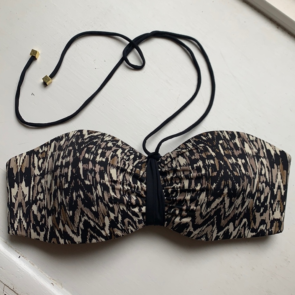 Badgley Mishka padded bathing suit top. Size 8